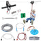 VEVOR Zipline Kit for Kids and Adult, 160 ft Zip Line Kits Up to 330 lb, Backyard Outdoor Quick Setup Zipline, Playground Entertainment with Stainless Steel Zipline, Spring Brake, Safety Harness, Seat