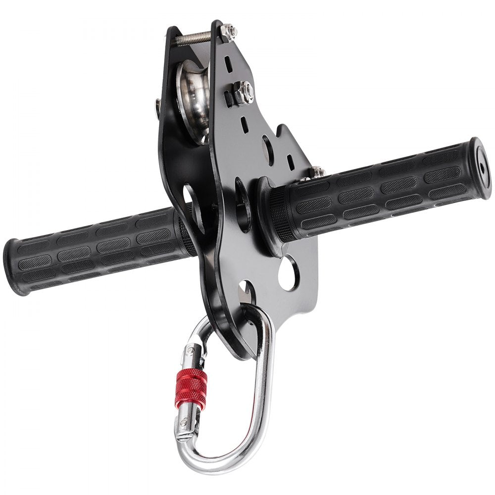 VEVOR Zipline Kit for Kids and Adult, 60 ft Zip Line Kits Up to 500 lb, Backyard Outdoor Quick Setup Zipline, Playground Entertainment with Stainless Steel Zipline, Spring Brake, Safety Harness, Seat 