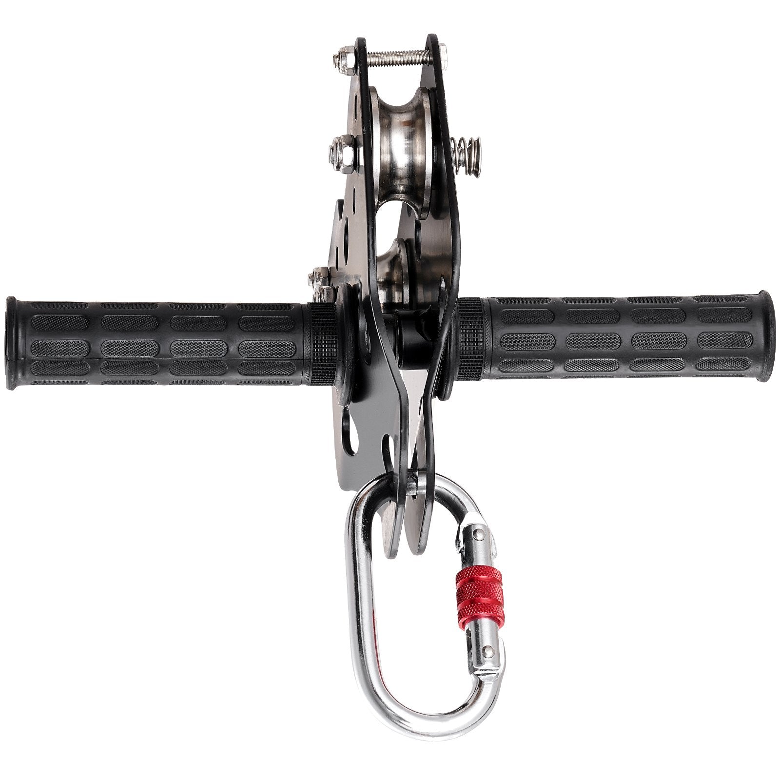 VEVOR Zipline Kit for Kids and Adult, 80 ft Zip Line Kits Up to 500 lb, Backyard Outdoor Quick Setup Zipline, Playground Entertainment with Stainless Steel Zipline, Spring Brake, Safety Harness, Seat 