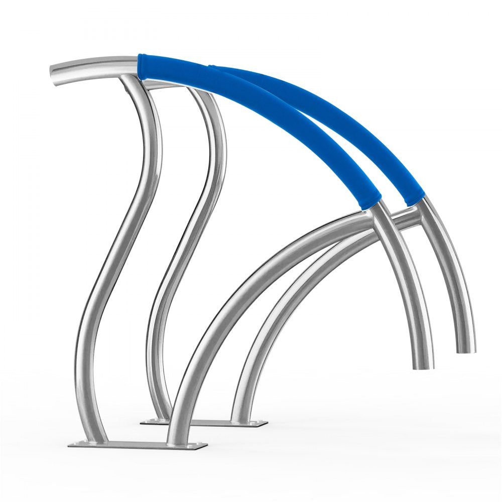 VEVOR Pool Handrail 2 PCS 30x30in Stainless Steel with Base Plate for Spas 