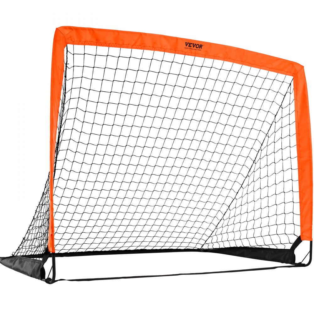VEVOR Portable Soccer Goal, 4x3 ft Kids Backyard Soccer Net, Foldable Pop Up Practice Soccer Net, Mini Youth Training Soccer Goal Set, All-Weather Indoor Outdoor Soccer Goals with Carry Bag, 1 Pack 