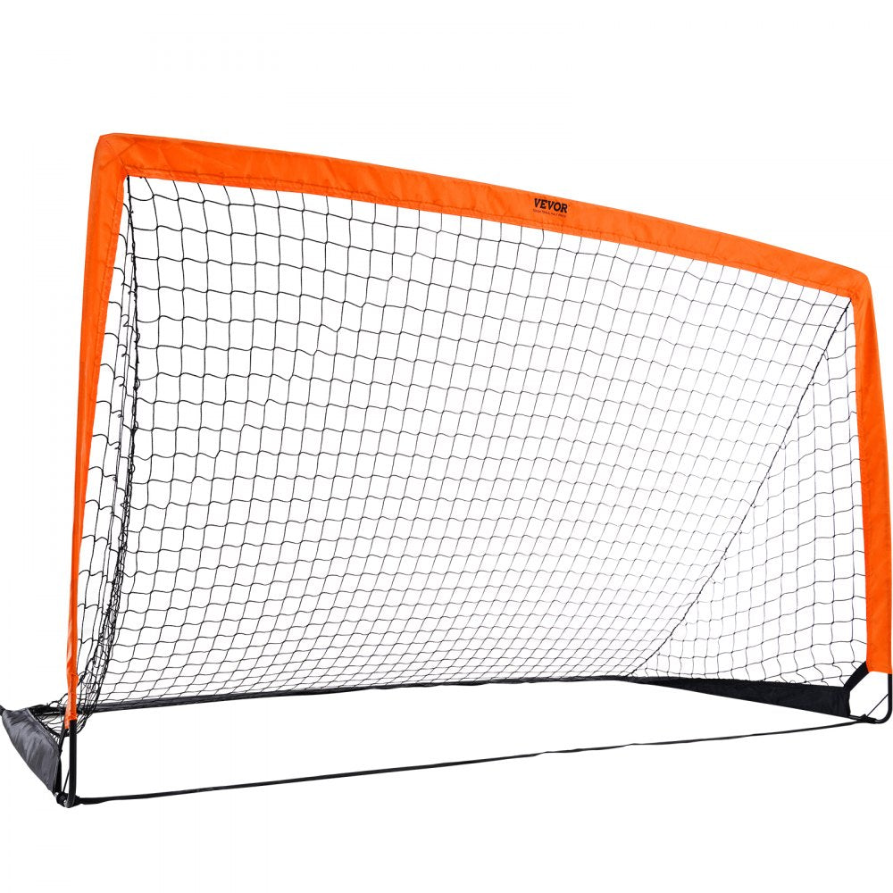 VEVOR Portable Soccer Goal, 6.5x3.25 ft Kids Backyard Soccer Net, Foldable Pop Up Practice Soccer Net, Mini Youth Training Soccer Goal Set, All-Weather Indoor Outdoor Soccer Goals with Carry Bag 