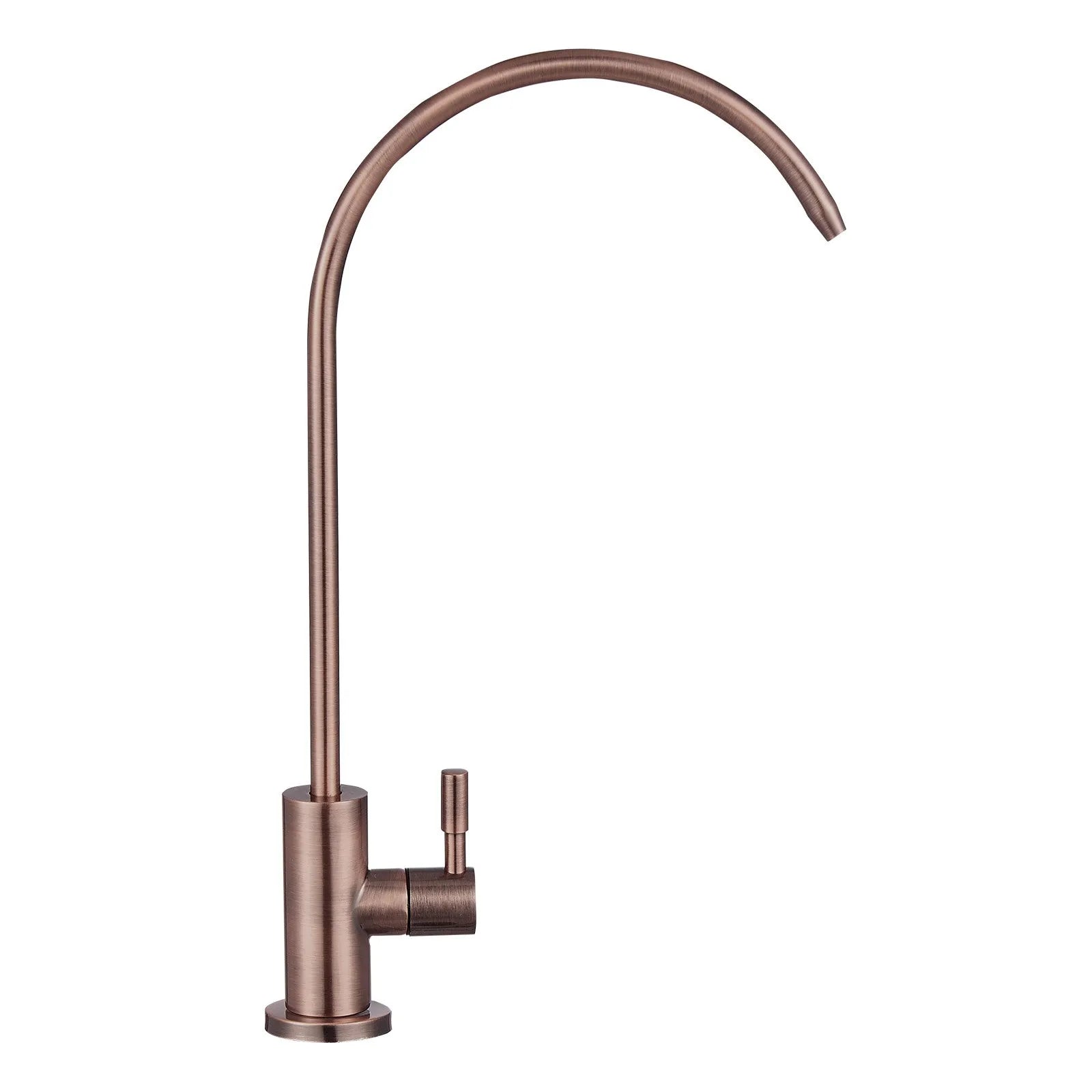 VEVOR Ro Water Faucet, Lead-Free Stainless Steel Faucet, Drinking Water Faucets with Solid Brass Valve, Anti-Rust & Durability Drinking Water Faucets For Kitchen, Bar Counter, Cafe, Antique Bronze 