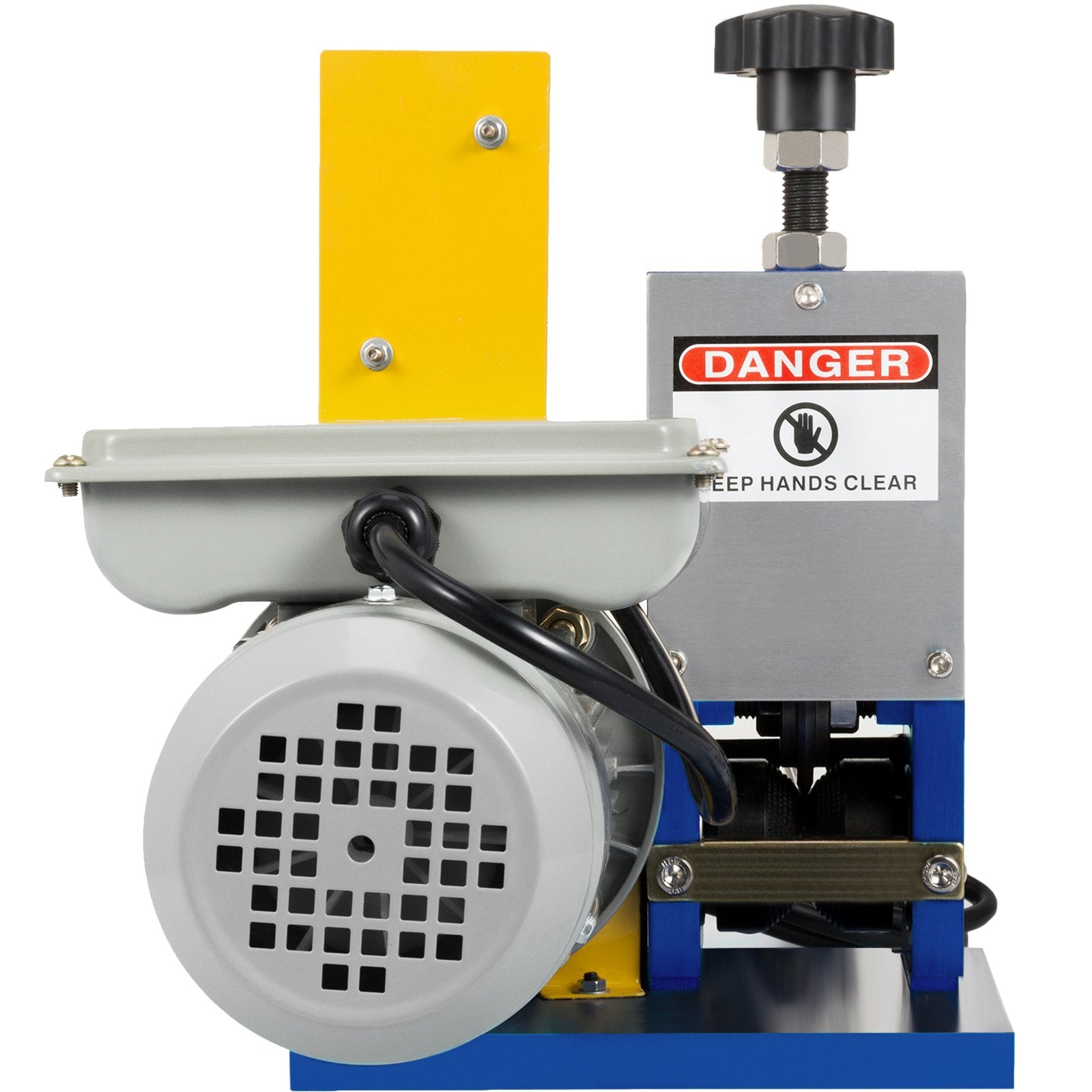 VEVOR Cable Wire Stripping Machine 1.5-25mm Dark Blue Wire Stripping Machine 1 Channels Tool Manual Hand Cranked Industrial Wire Stripping Recycle +Cutter Blade (Dark Blue/Cutter Blade) 