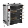 Countertop Vertical Brazilian Rotisserie Oven – 5 Automatic Rotating Skewers