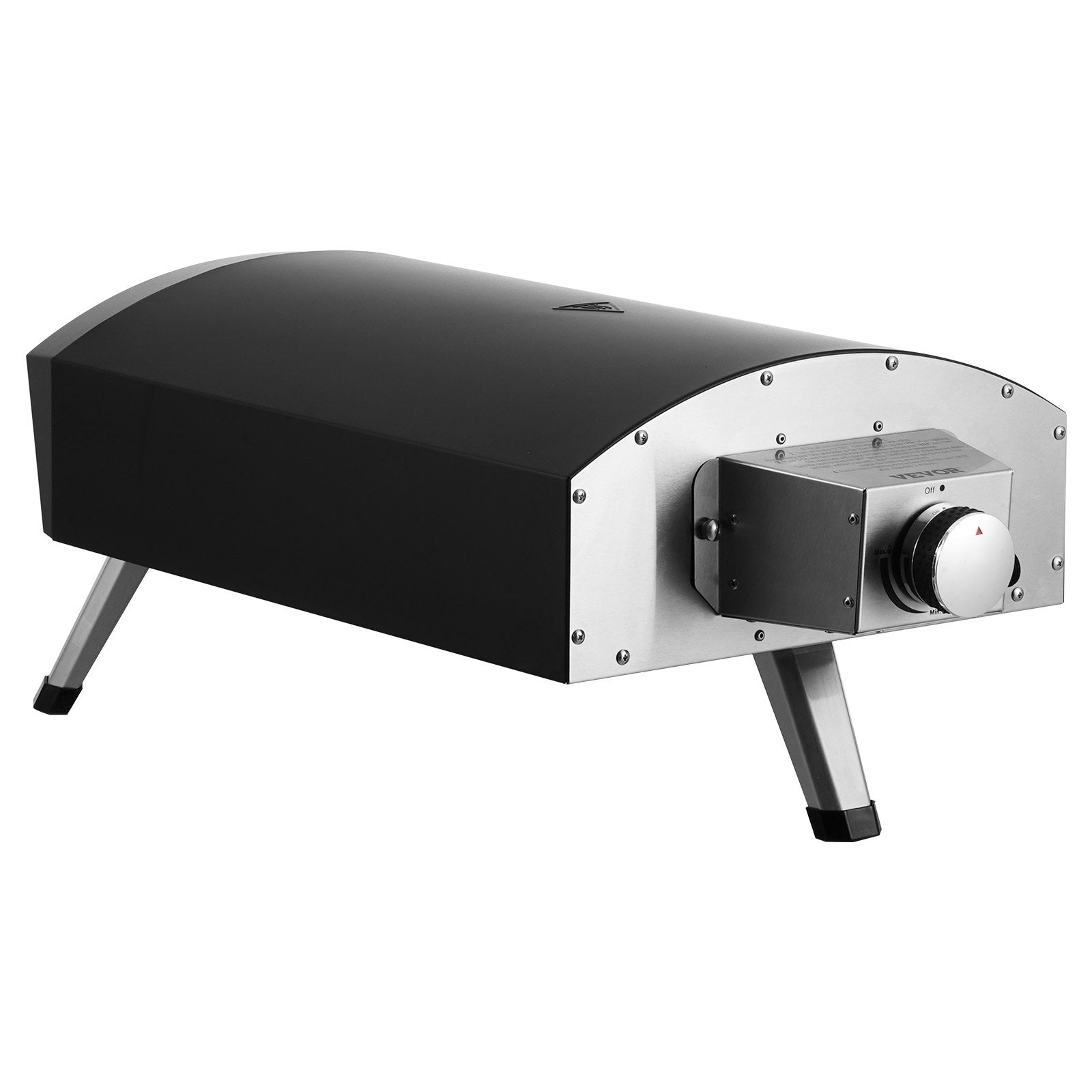 VEVOR 12" Outdoor Pizza Oven Portable Gas Oven Iron Spray Foldable for Camping 