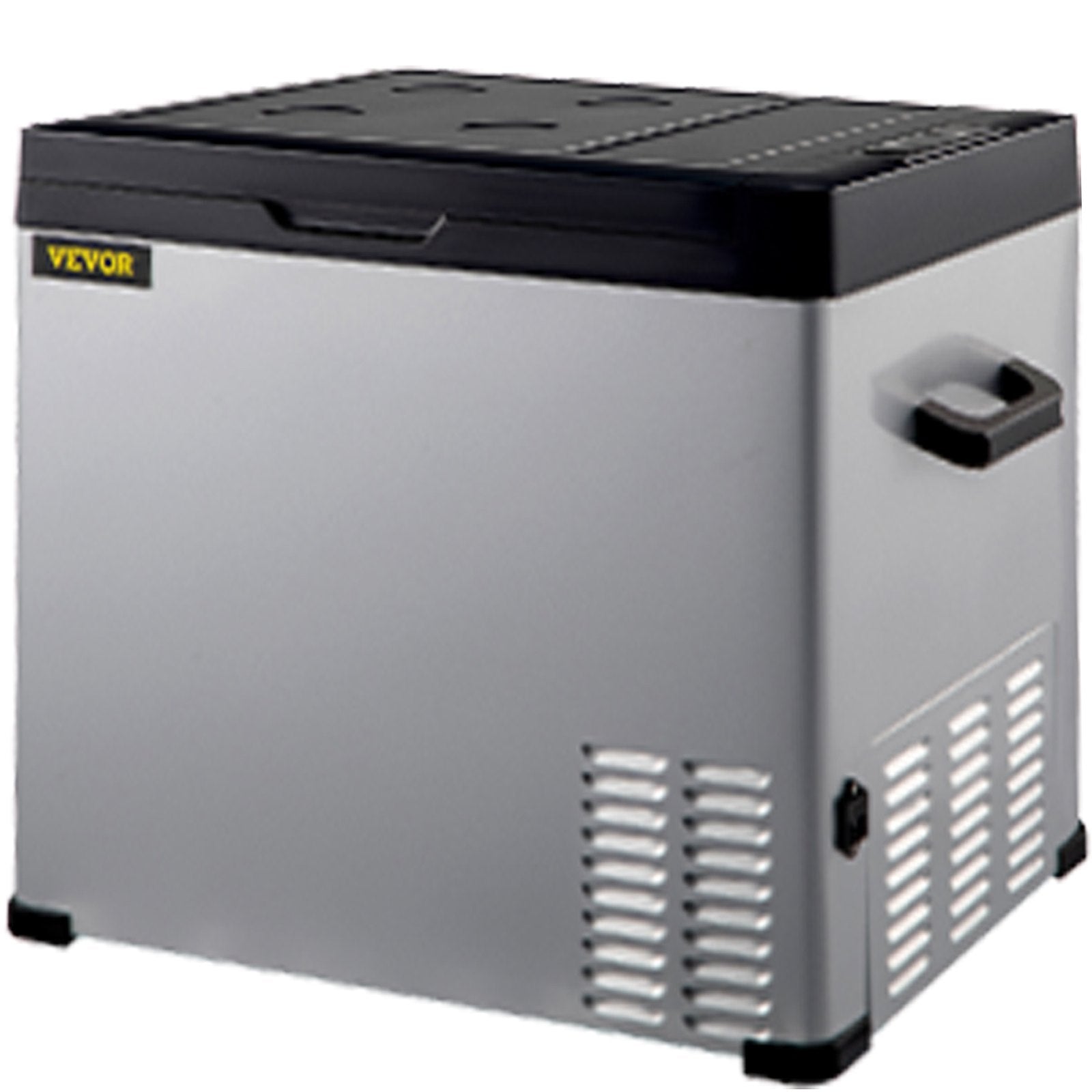 VEVOR Car Refrigerator, 53 Qt, 12v Portable Freezer with Single Zone, 12/24V DC & 110-240V AC Electric Compressor Cooler w/ -4?-68? Cooling Range, for Car Truck Vehicle RV Boat Outdoor & Home use 
