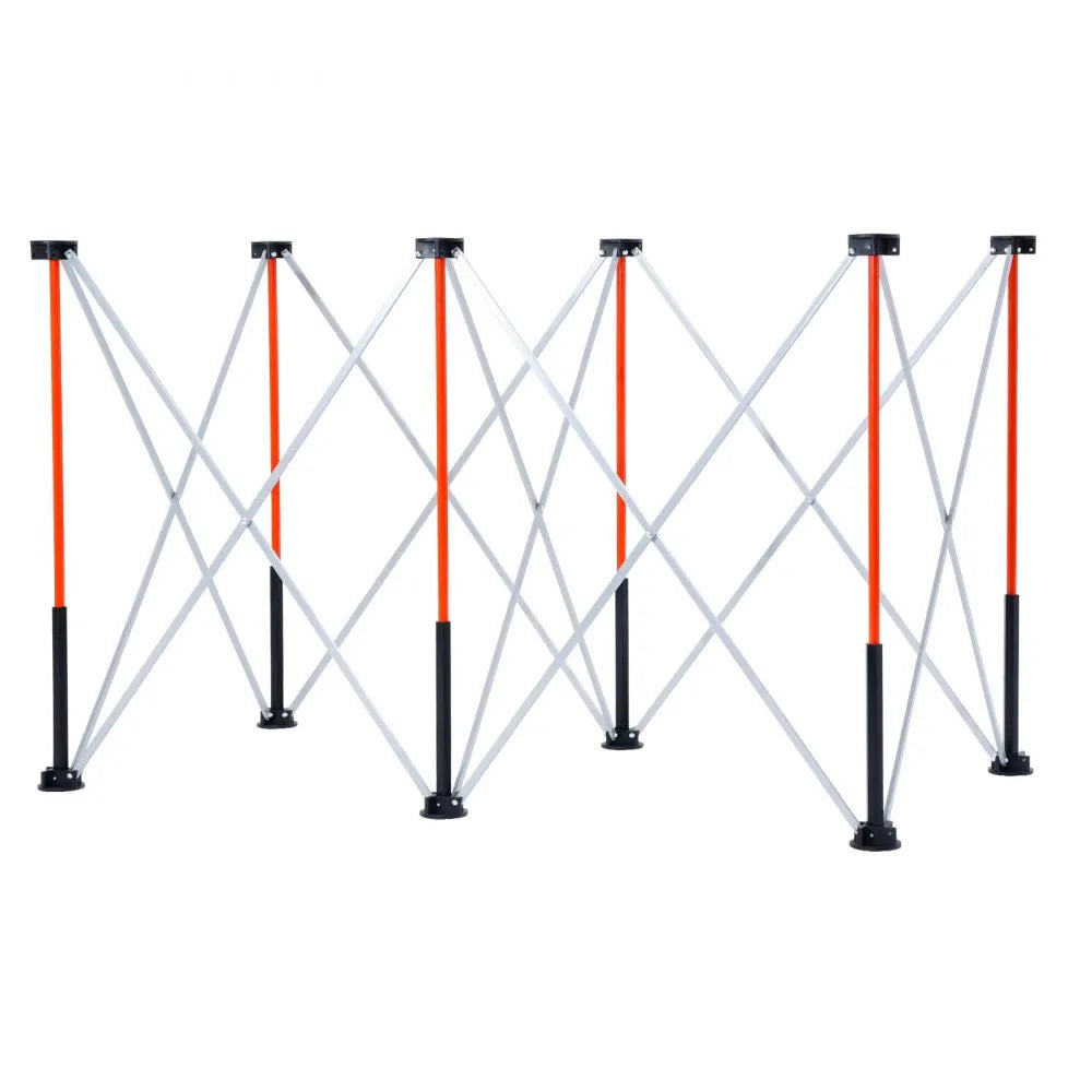 VEVOR Portable Folding Workstand 4.15 x 2.18 ft Collapsible Work Stand 2500 lbs