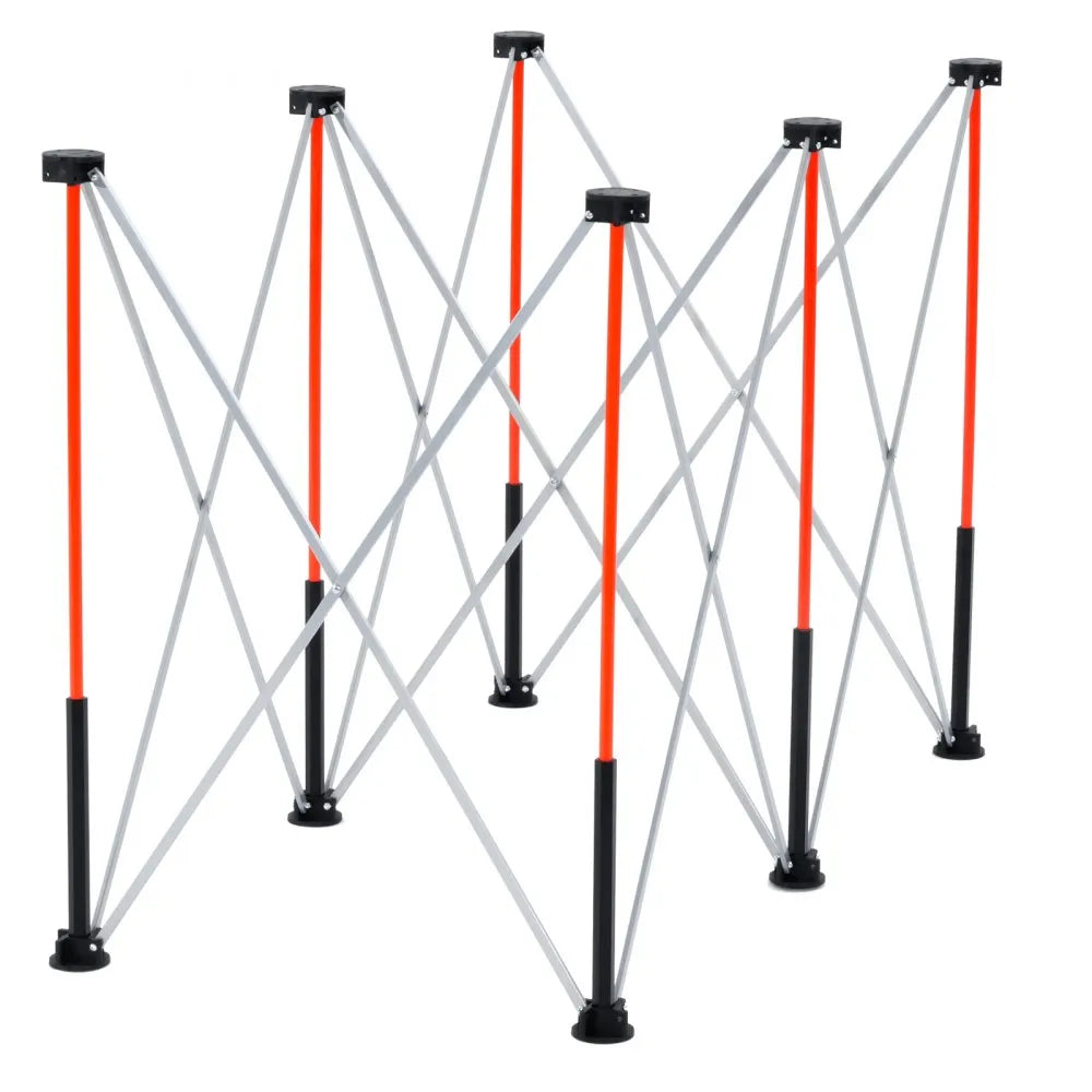 VEVOR Portable Folding Workstand 4.16 x 2.18 ft Collapsible Work Stand 2500 lbs