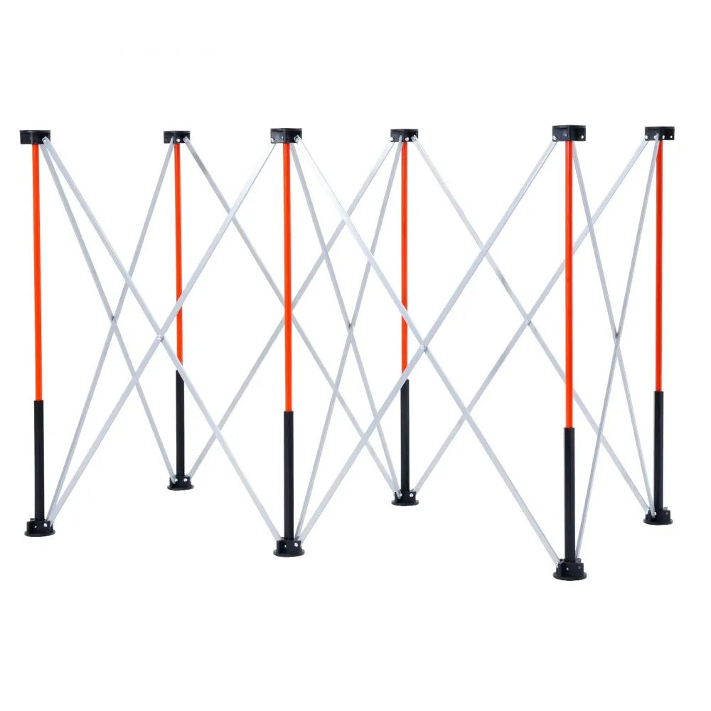 VEVOR Portable Folding Workstand 4.16 x 2.18 ft Collapsible Work Stand 2500 lbs