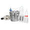 VEVOR Goat Milking Machine, 12 L 304 Stainless Steel Bucket, Electric Automatic Pulsation Vacuum Milker, Portable Milker with Food-grade Silicone Cups and Tubes, Adjustable Suction for Cows and Sheep