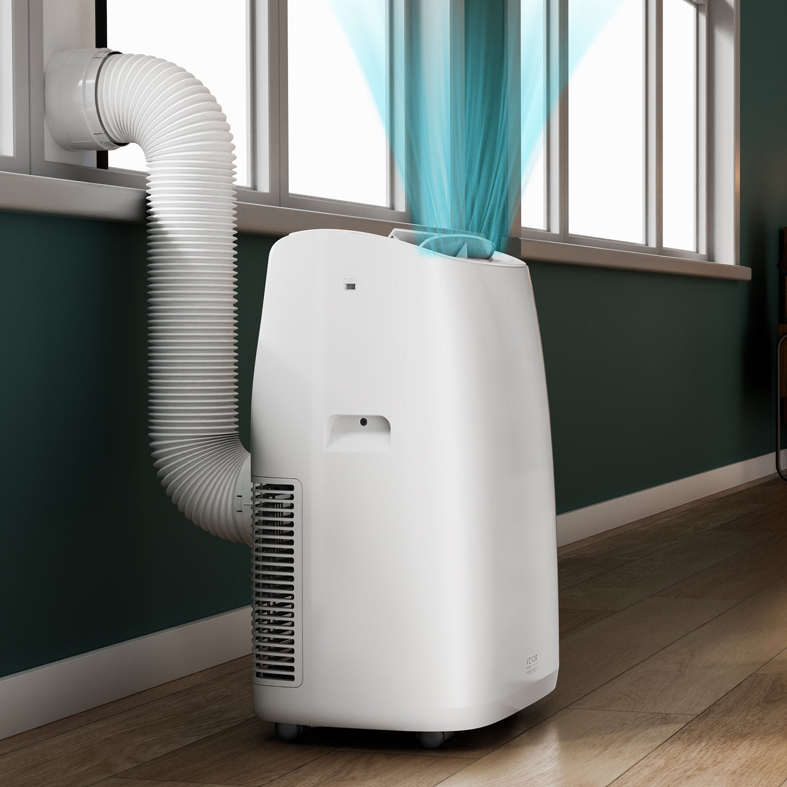 VEVOR Portable Air Conditioner 14k BTU 3 in 1 AC Cool Dehumidifier Fan 
