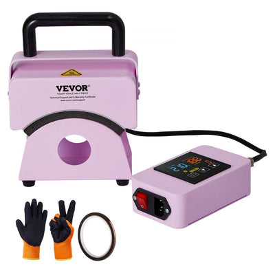 VEVOR Hat Press Machine Mini Hat Heat Press for Caps 5.9x3.15 inch Plate Purple 