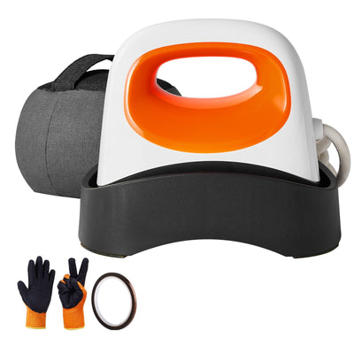 VEVOR Hat Press Machine Mini Hat Heat Press for Caps 6.1 x 3.5 inch Plate White 