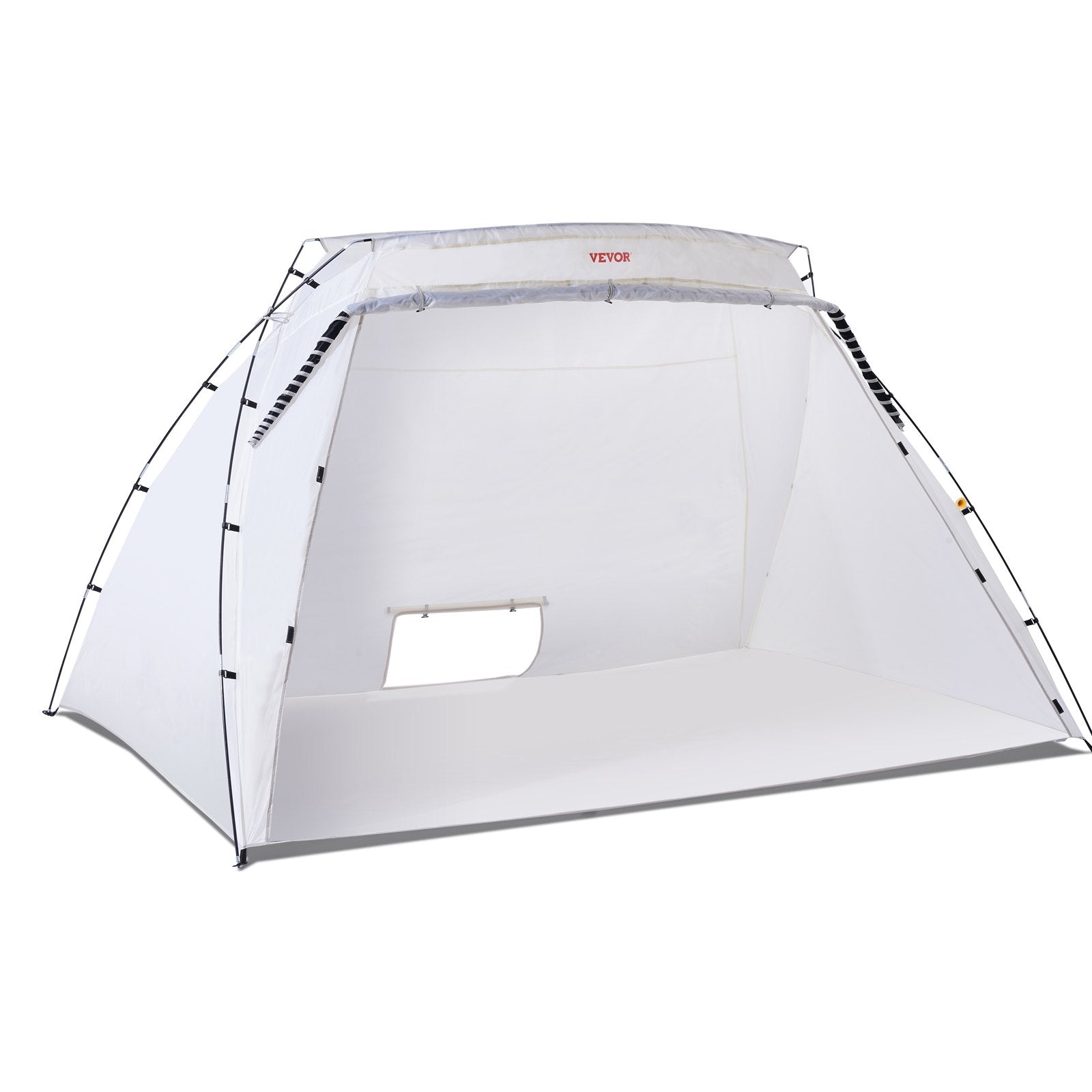 VEVOR Spray Paint Shelter, 10x7x6ft Portable Spray Paint Tent with Built-In Floor & Mesh Screen, Foldable Pop Up Paint Booth for Furniture Large DIY Hobby Tool Painting Station 