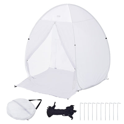 VEVOR Spray Paint Shelter Portable Spray Paint Tent Booth 60x60x70 in Pop Up 