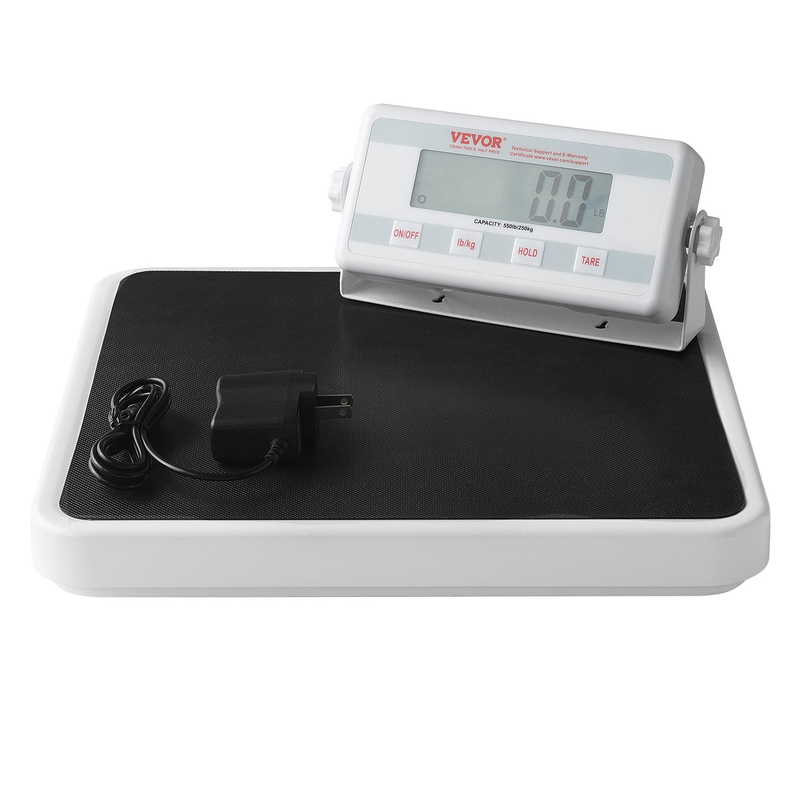 VEVOR Portable Medical Scale Digital Physician Weight Scale Anti-Slip Mat 550LBS 