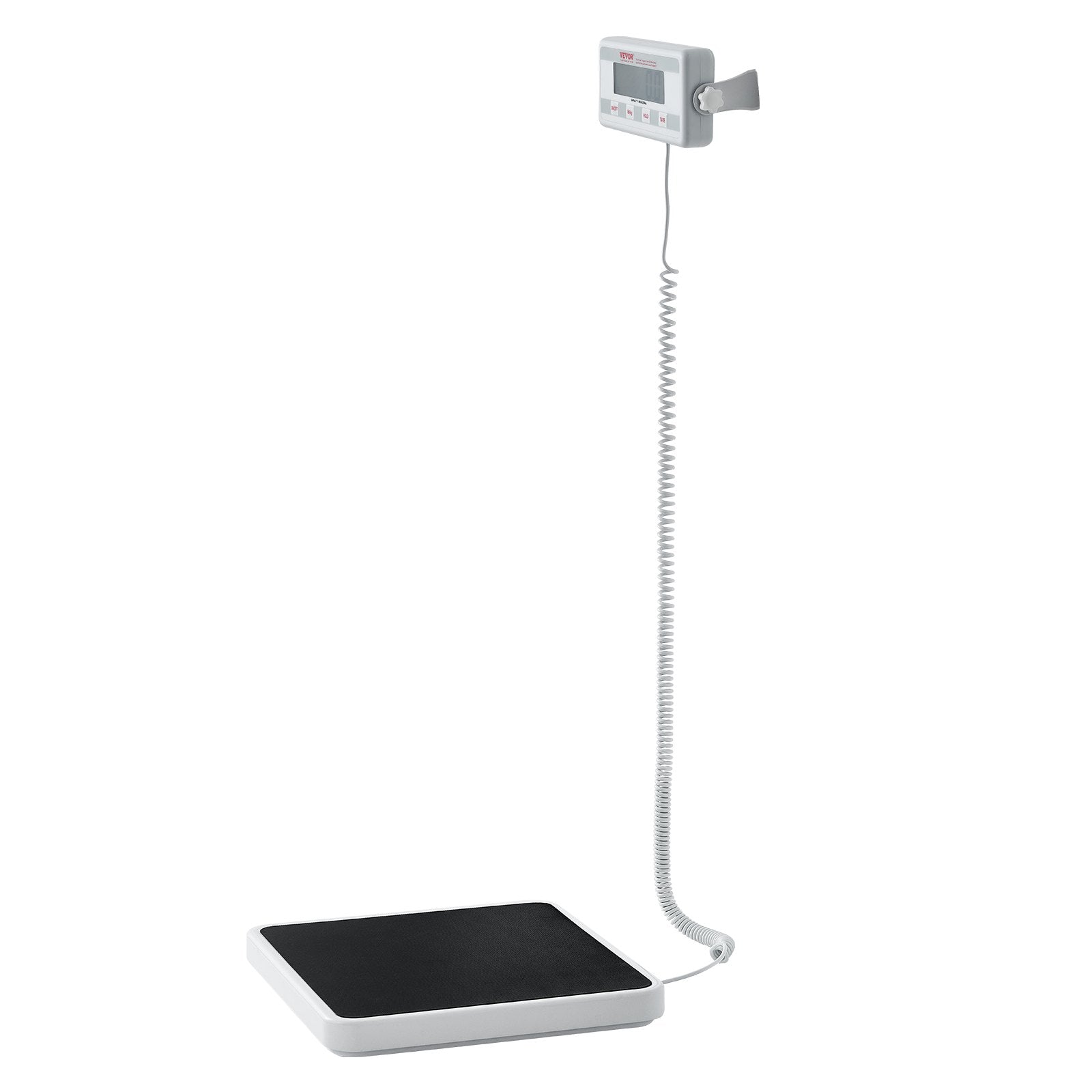 VEVOR Portable Medical Scale Digital Physician Weight Scale Anti-Slip Mat 550LBS 