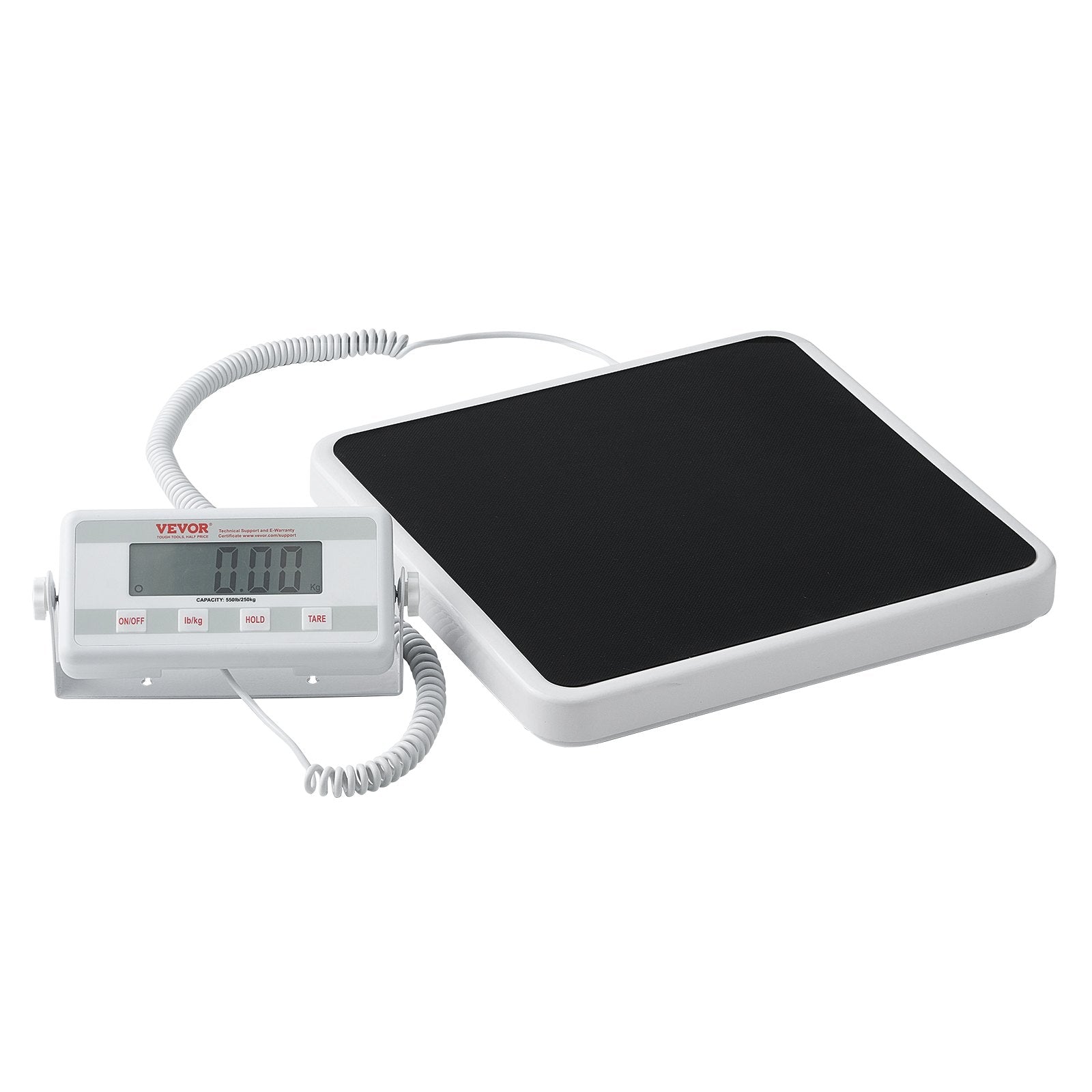 VEVOR Portable Medical Scale Digital Physician Weight Scale Anti-Slip Mat 550LBS 