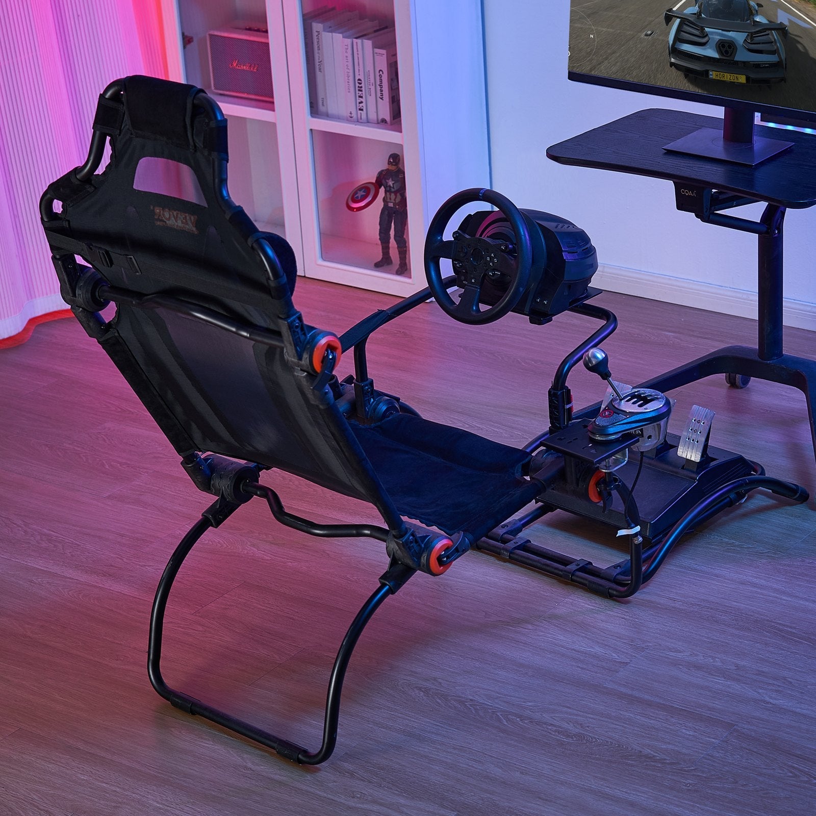 VEVOR Racing Wheel Stand Foldable for Logitech G923/G920/G29 GT/Formula Mode 