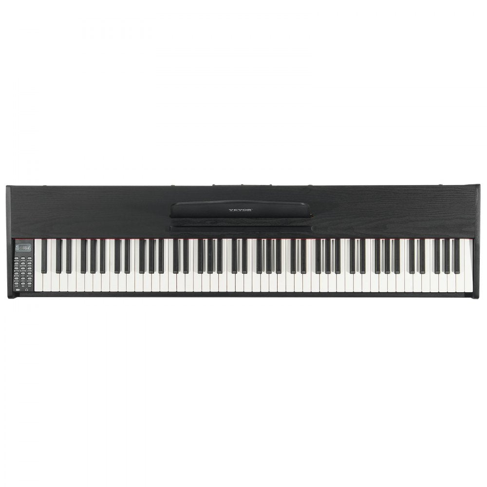 VEVOR 88 Key Fully Weighted Digital Piano Dual Keyboard Speakers Sustain Pedal 