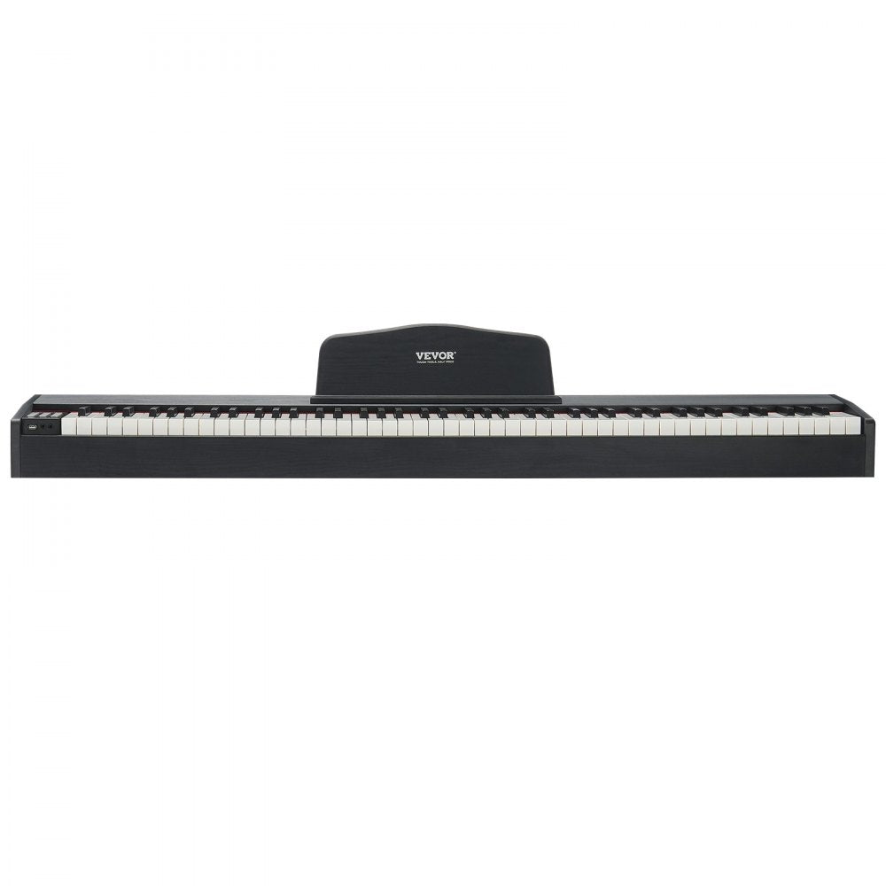 VEVOR 88 Key Fully Weighted Digital Piano Dual Keyboard Speakers Sustain Pedal 