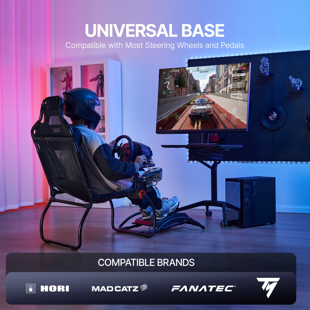 VEVOR Racing Wheel Stand Foldable for Logitech G923/G920/G29 Compact 