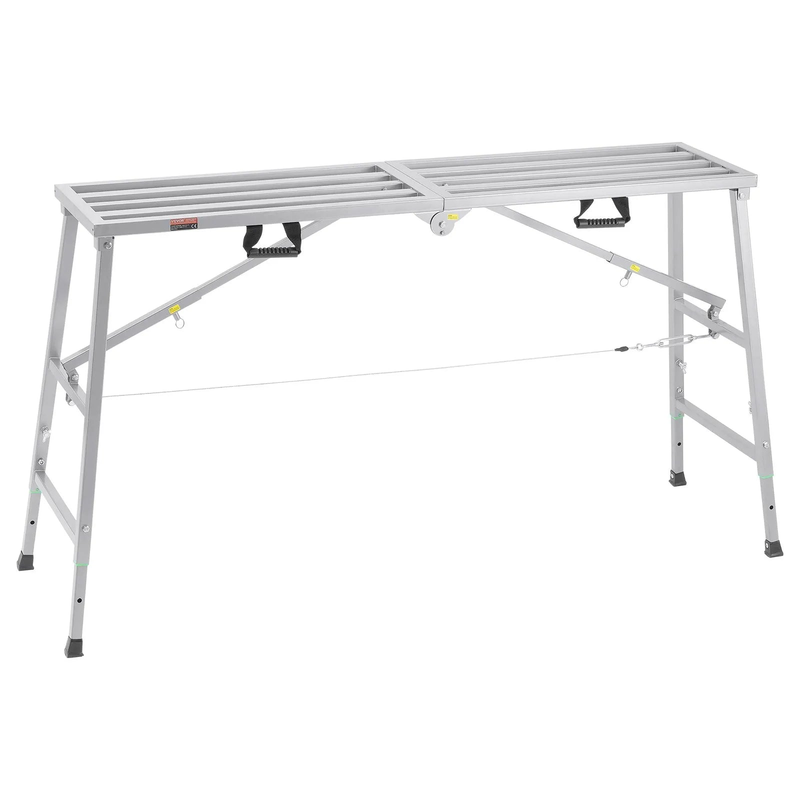 VEVOR Work Platform Adjustable Height Portable Scaffolding Platform 800 lb Load