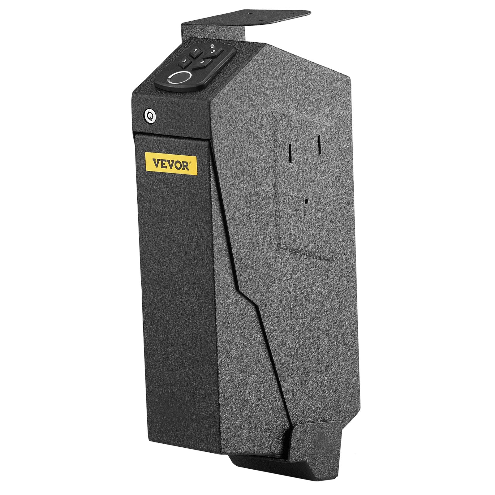 VEVOR Handgun Safe Box Fingerprint Pistol Gun Safes Gun Storage Case Handgun Holder Quick Access Security Lock Key Vault?OS580SE? 