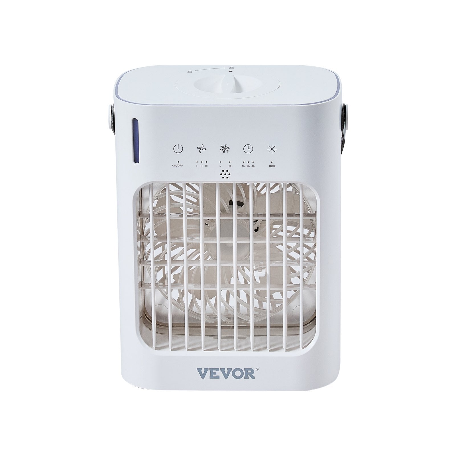 VEVOR Portable Air Conditioner 4-in-1 Evaporative Air Cooler 700ml Water Tank 