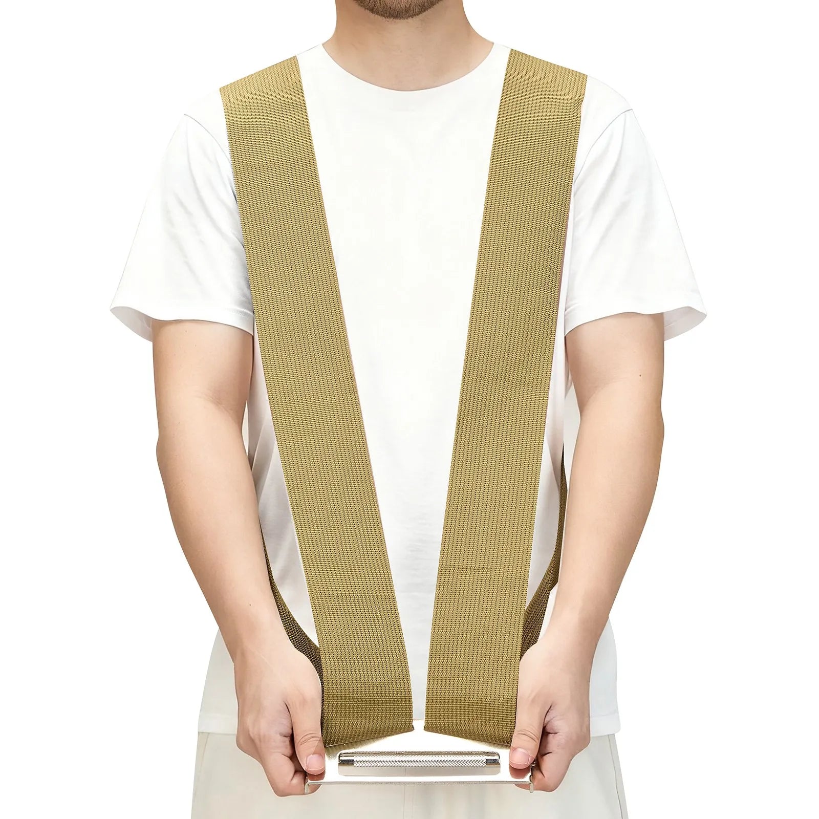 VEVOR Moving Straps, 2-Person Lifting and Moving System with 2 Harness Straps, 1 Load-bearing Strap & 1 Handheld Strap, Adjustable Lifting Shoulder Straps Move Furniture Appliances Mattresses 