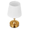 VEVOR Cordless Table Lamp Rechargeable Battery Small Lamp Fabric Shade Gold
