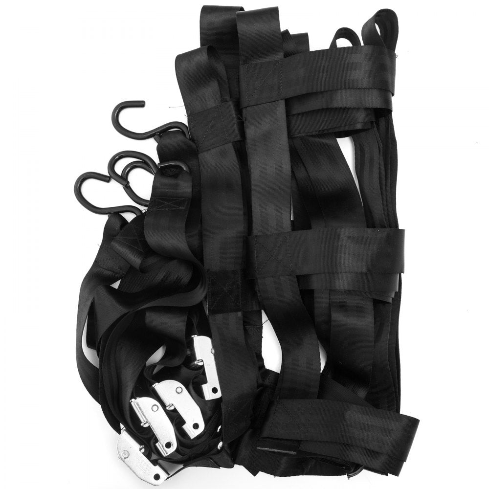 VEVOR 3.5'x 4.1' Cargo Net with S-Hooks, Truck Bed Cargo Net Heavy Duty Cargo Nets Capacity 1100LBS for Pickup Trucks (42" x 50") 