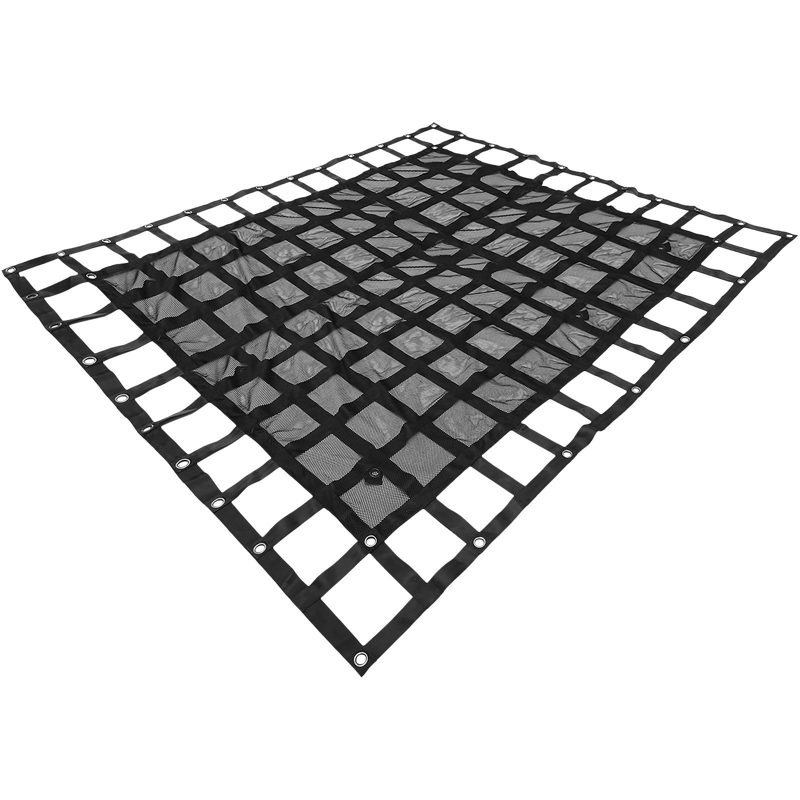 8' X 6.7' Cargo Net With Mesh Truck Bed Cargo Net Capacity 1100lbs Heavy Duty 