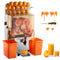 Commercial Electric Orange Juicer Machine | 120W Stainless Steel Citrus Juicer, 20 Fruits Per Minute with Water Tap