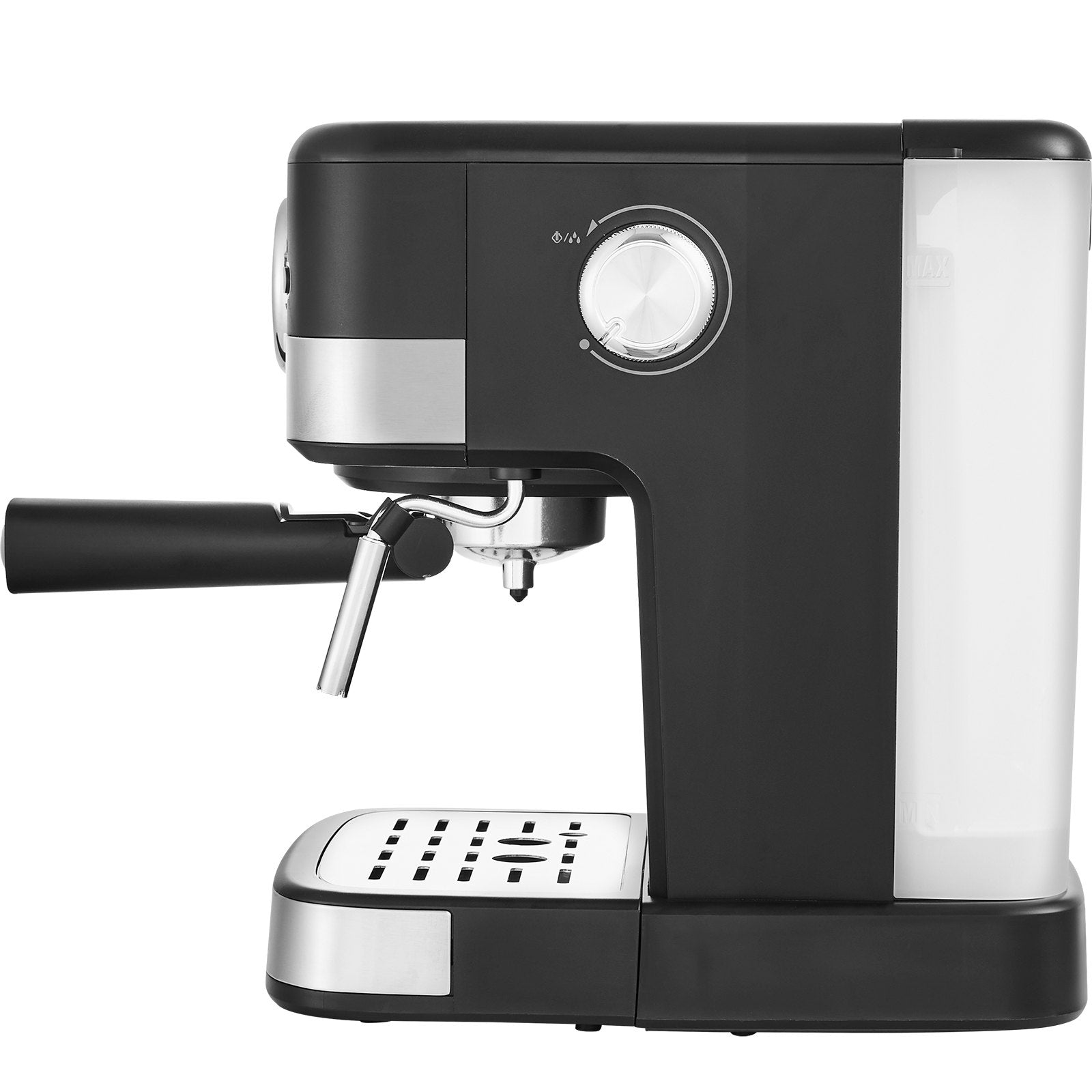 VEVOR Espresso Machine, 15 Bar Semi Automatic Espresso Maker with Milk Frother Steam Wand for Latte and Cappuccino, Professional Coffee Maker with Temp Gauge & Removable Water Tank, NTC Control System 