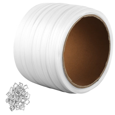 VEVOR Packaging Woven Strapping Roll 1/2" x 0.03" x 660' Banding Strap 882 lbs 