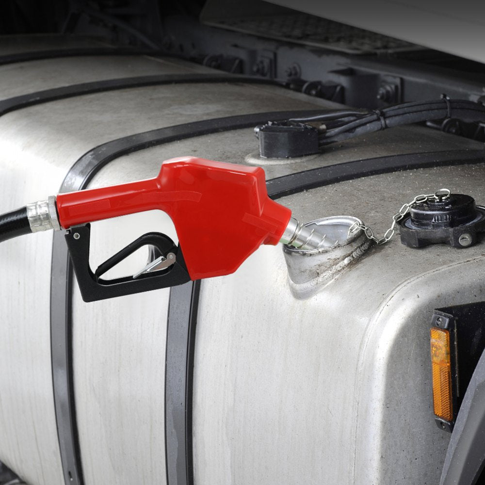 VEVOR Fuel Transfer Pump, 12V DC 10 GPM 26.2 ft Lift, Portable Electric Diesel Transfer Extractor Pump Kit with Automatic Shut-off Nozzle, Delivery & Suction Hose for Diesel, Kerosene, Transformer Oil 