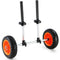 VEVOR Heavy Duty Kayak Cart, 280lbs Load Capacity, Detachable Canoe Trolley Cart with 10'' Solid Tires, Adjustable Width & Top Foam Protection, for Kayaks with Drain Holes of 2.54cm and Above