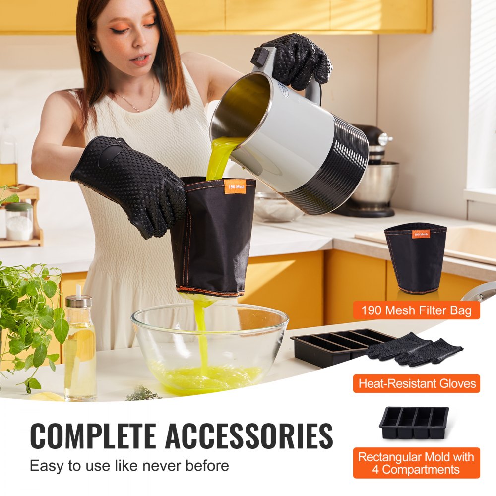 VEVOR Butter Infuser Machine, 6 Functions Herbal Infuser, Magic Butter Machine & Oil Infusion Machine with Customizable Temperature And Time, Herbal Recipe Book & All Accessories Included 