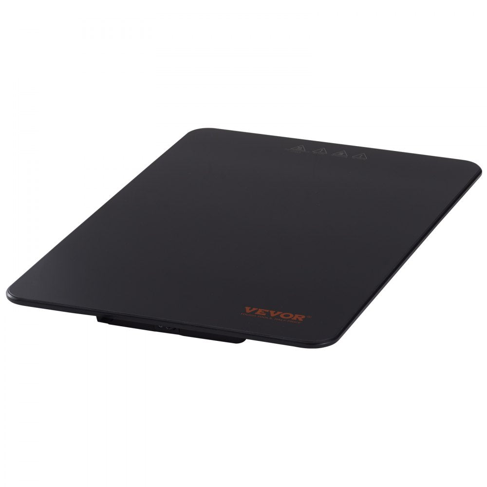 VEVOR Electric Warming Tray, 16.5" x 11" Portable Tempered Glass Heating Tray with Temperature Control (65-90?), Perfect for Dinner, Catering, House, Parties, Events, Entertaining and Holiday, Black 