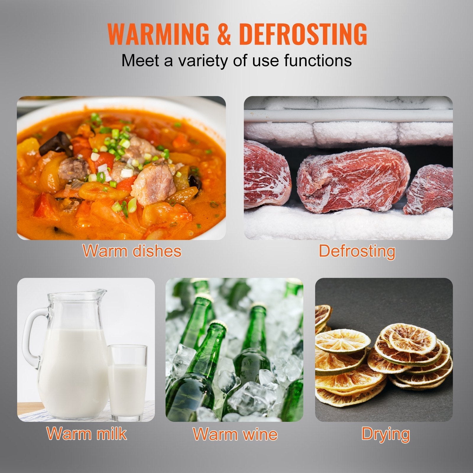 VEVOR Electric Warming Tray, 16.5" x 23.6" Portable Tempered Glass Heating Tray with Temperature Control (65-90?), Perfect for Dinner, Catering, House, Parties, Events, Entertaining and Holiday, Black 