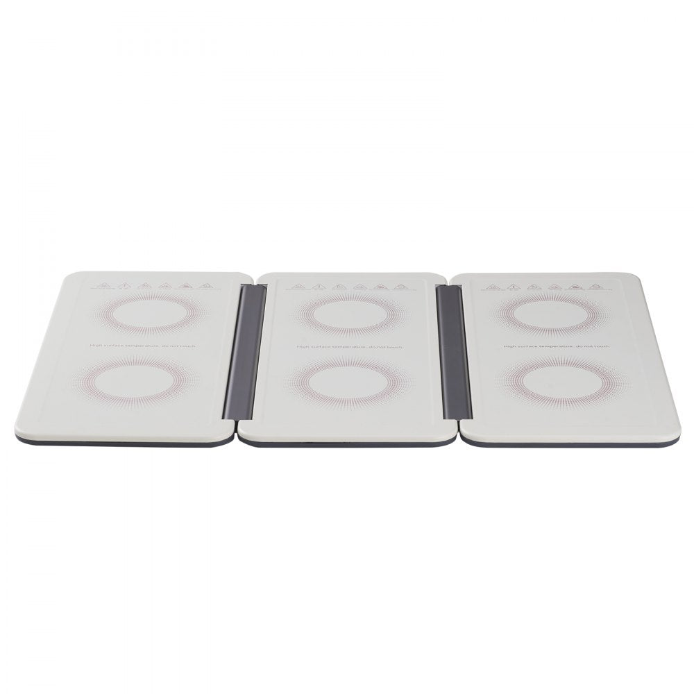 VEVOR Electric Warming Tray, 18.9" x 10.2" Portable Cold Rolled Sheet Heating Tray with Temperature Control (35-100?), Perfect for Catering, House, Parties, Events, Entertaining and Holiday, White 