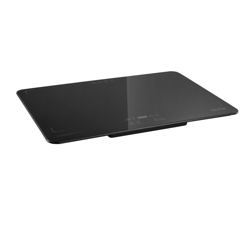 VEVOR Electric Warming Tray Buffet Food Warming w/ Temp Control Tempered Glass 