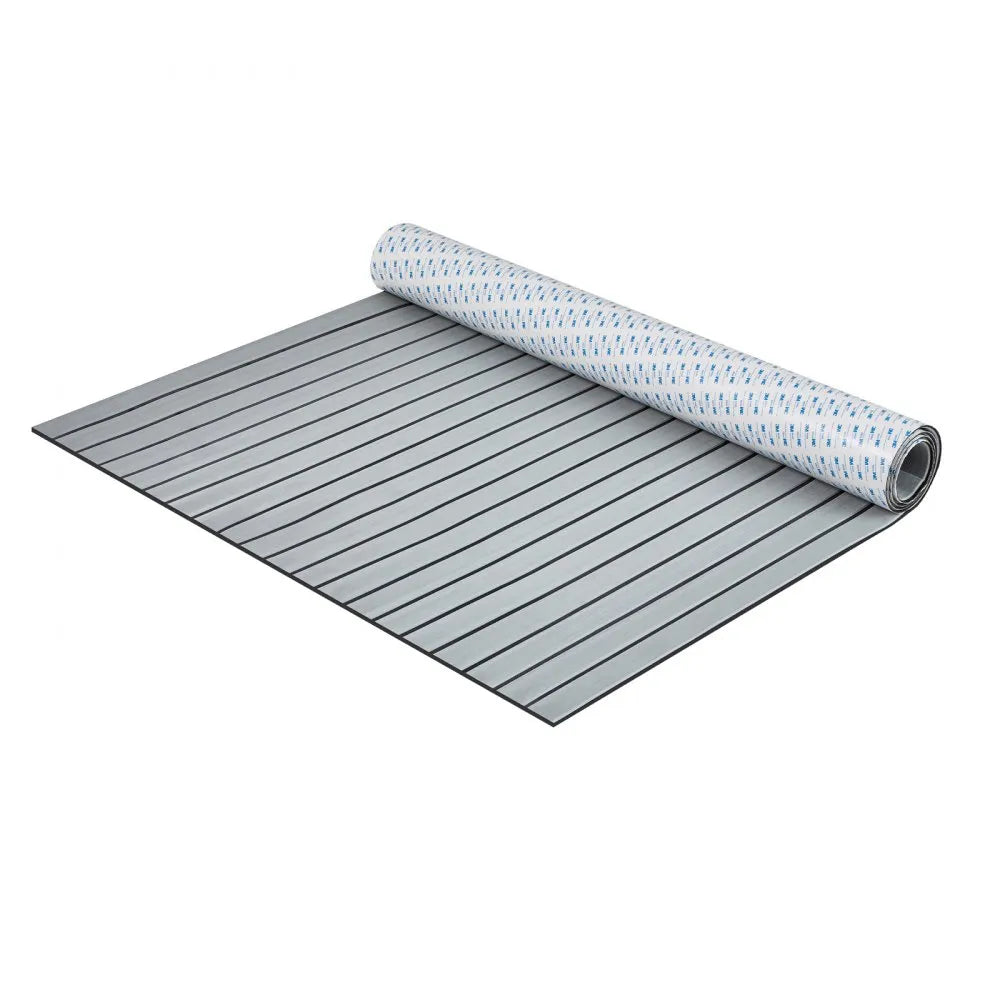 VEVOR Boat Flooring, EVA Foam Boat Decking 94.5" x 45.7", Non-Slip Self-Adhesive Flooring, 29.9 sq.ft Marine Carpet for Boats, Yacht, Pontoon, Kayak Decking
