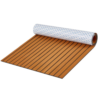 VEVOR Boat Flooring, EVA Foam Boat Decking 94.5" x 46", Non-Slip Self-Adhesive Flooring, 29.9 sq.ft Marine Carpet for Boats, Yacht, Pontoon, Kayak Decking 