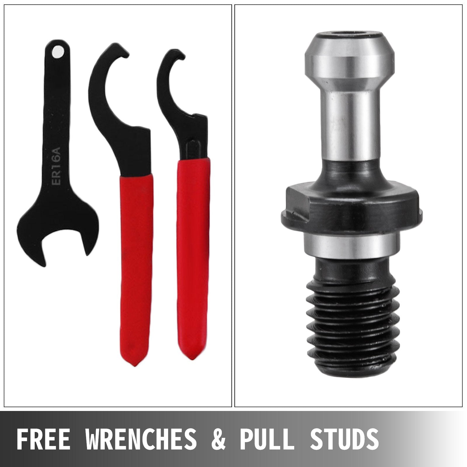 VEVOR CAT40 Tooling Er32 ER16 Collet End Mill Holder Drill Chuck Face Mill Precision Keyless Drill Chuck Mill Cutter ER32 Collets Heavy-duty Hand Tools 