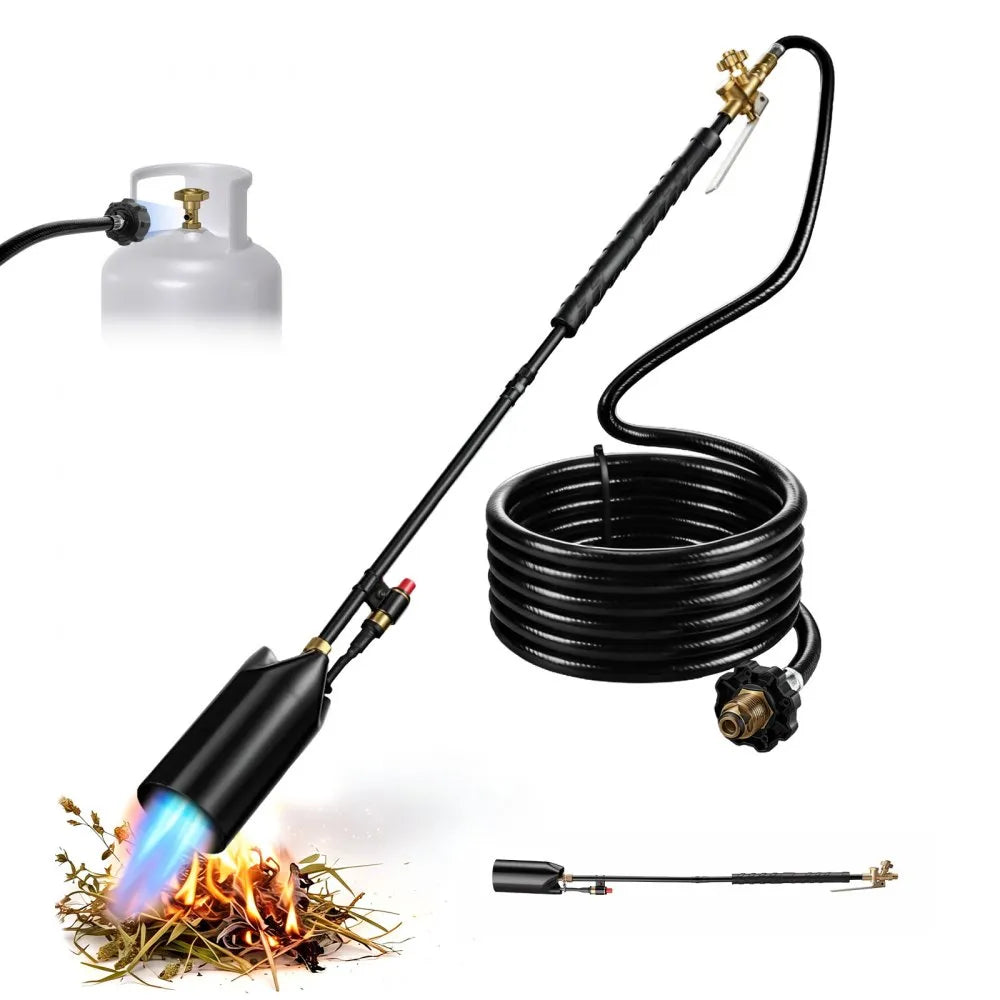 36-Inch Propane Torch Weed Burner – 600,000 BTU Heavy-Duty Torch with 10-Foot Hose and Adjustable Flame