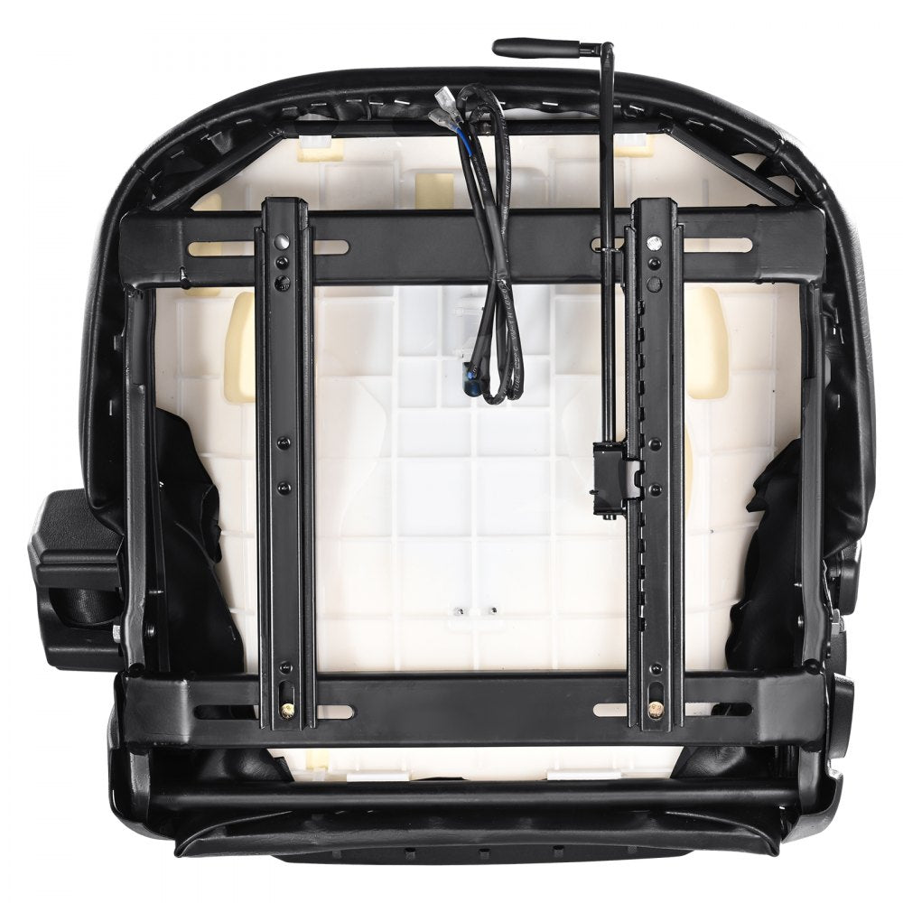VEVOR Universal Forklift Seat,Tractor Seat with Adjustable Angle Back, Micro Switch and Seatbelt,Wrap-around Forklift Seat for Tractor Loader Excavator 