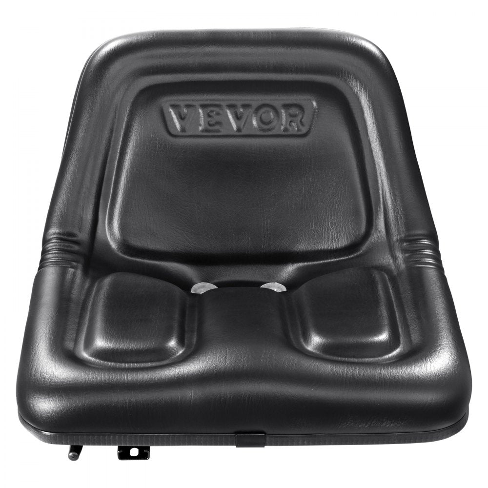 VEVOR Universal Tracor Seat, Lawn Mower Seat with Micro Switch and Drainage Holes, 6.3-13.4 inch Extended Slot Tractor Seat for Tractor Loader Excavator 